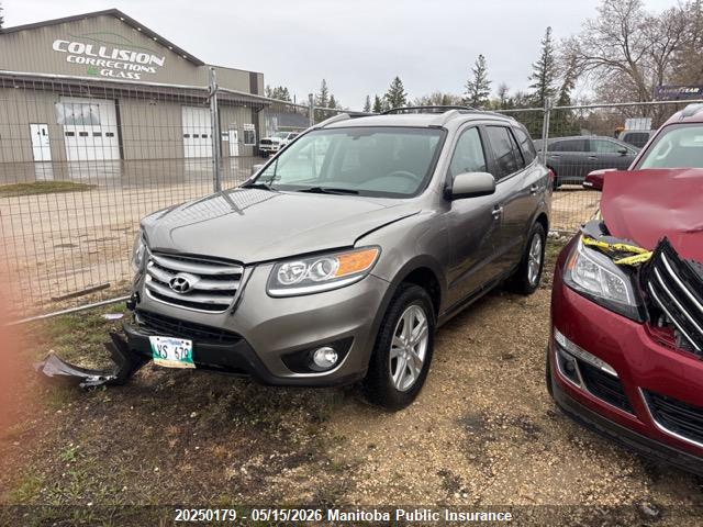 20250179 :رقم المزاد ، 5XYZHDAG2CG137264 vin ، 2012 Hyundai Santa Fe Limited مزاد بيع