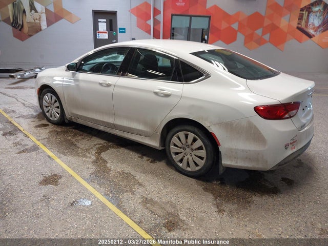 2016 Chrysler 200 Lx მანქანა იყიდება აუქციონზე, vin: 1C3CCCFB0GN183304, აუქციონის ნომერი: 20250212