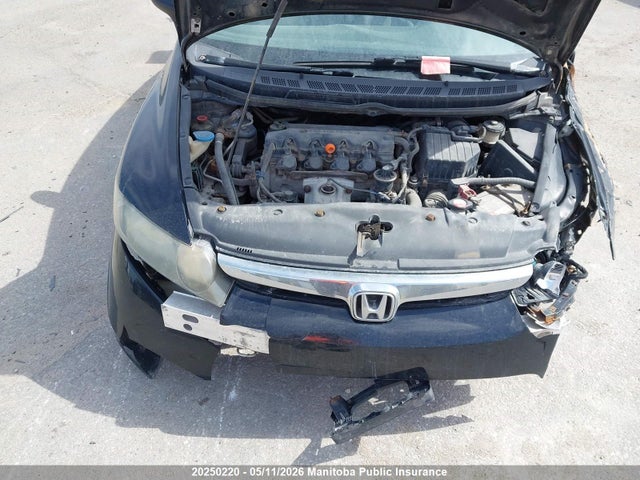 Aukcja sprzedaży 2006 Honda Civic Lx, vin: 2HGFA16586H014654, numer aukcji: 20250220
