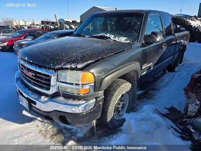 Aukcja sprzedaży 2004 Gmc Sierra 2500 Hd Sle Ext Cab, vin: 1GTHK29294E349227, numer aukcji: 20250246