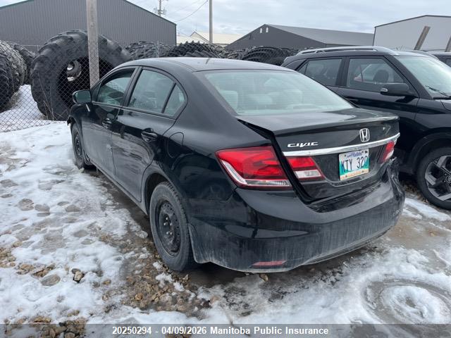 Aukcja sprzedaży 2015 Honda Civic Lx, vin: 2HGFB2E46FH026975, numer aukcji: 20250294