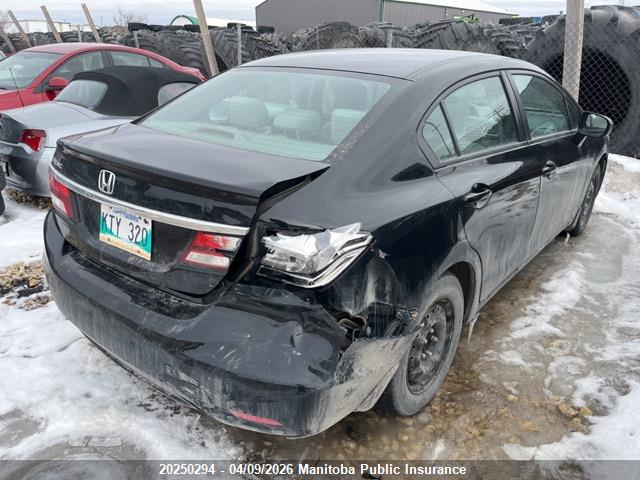 Aukcja sprzedaży 2015 Honda Civic Lx, vin: 2HGFB2E46FH026975, numer aukcji: 20250294