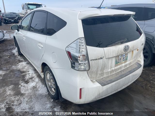 20250306 :رقم المزاد ، JTDZN3EU1C3044209 vin ، 2012 Toyota Prius V مزاد بيع