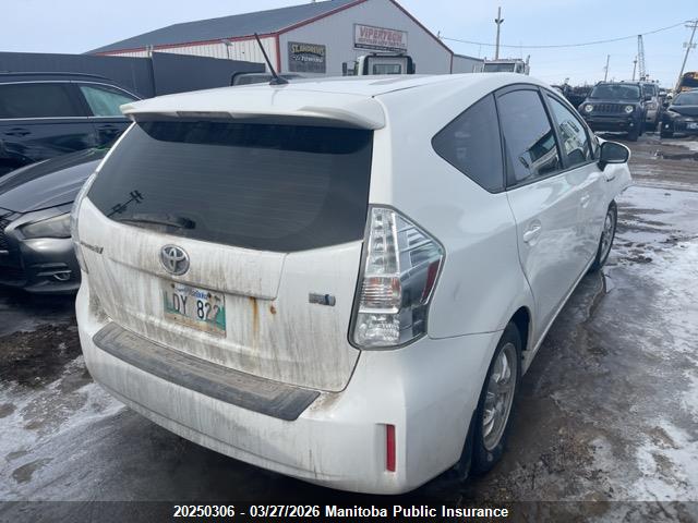 20250306 :رقم المزاد ، JTDZN3EU1C3044209 vin ، 2012 Toyota Prius V مزاد بيع