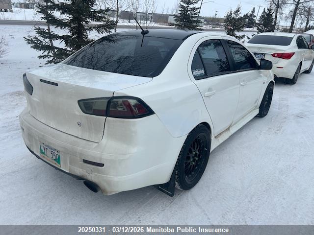 Продаж на аукціоні авто 2012 Mitsubishi Lancer Ralliart, vin: JA32V6FV2CU603950, номер лоту: 20250331