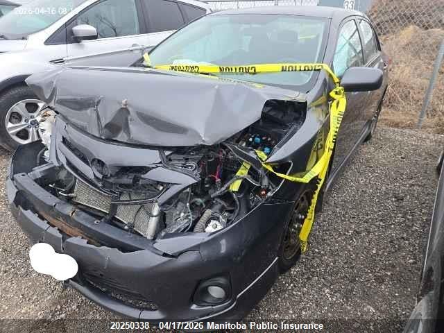 2011 Toyota Corolla S მანქანა იყიდება აუქციონზე, vin: 2T1BU4EE4BC536340, აუქციონის ნომერი: 20250338