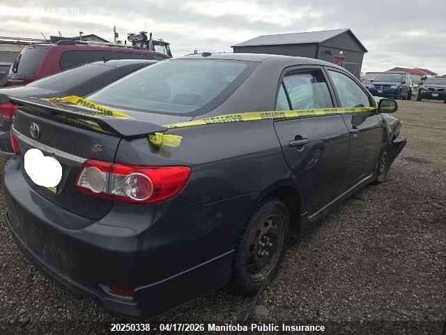 2011 Toyota Corolla S მანქანა იყიდება აუქციონზე, vin: 2T1BU4EE4BC536340, აუქციონის ნომერი: 20250338