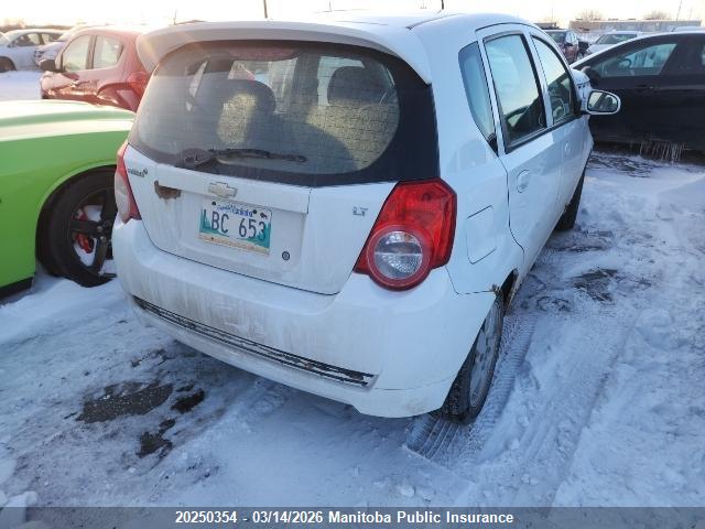 Продаж на аукціоні авто 2011 Chevrolet Aveo Lt, vin: 3G1TC6DG6BL107261, номер лоту: 20250354
