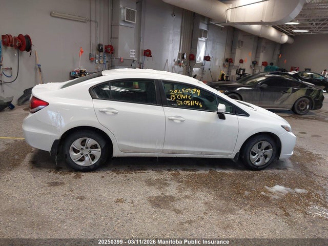 Aukcja sprzedaży 2015 Honda Civic Lx, vin: 2HGFB2F46FH051146, numer aukcji: 20250399