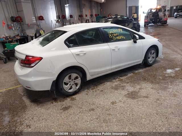 Aukcja sprzedaży 2015 Honda Civic Lx, vin: 2HGFB2F46FH051146, numer aukcji: 20250399