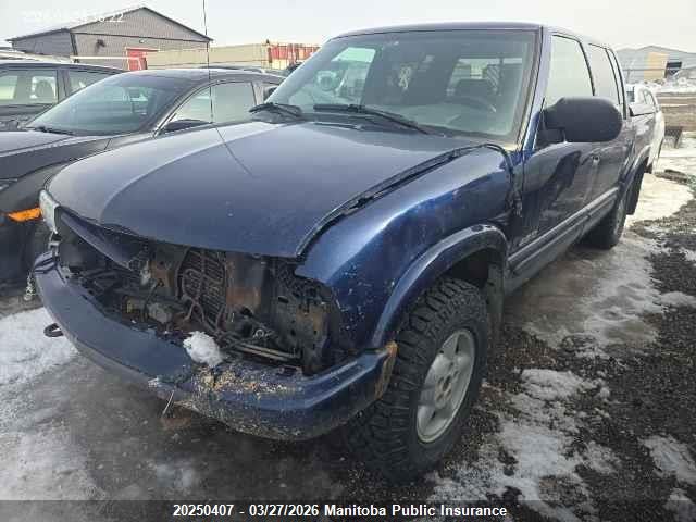 Продаж на аукціоні авто 2003 Chevrolet S10 Crew Cab, vin: 1GCDT13X83K145173, номер лоту: 20250407