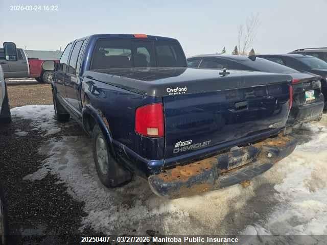 Продаж на аукціоні авто 2003 Chevrolet S10 Crew Cab, vin: 1GCDT13X83K145173, номер лоту: 20250407