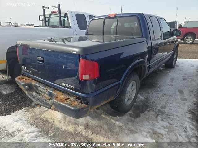 Продаж на аукціоні авто 2003 Chevrolet S10 Crew Cab, vin: 1GCDT13X83K145173, номер лоту: 20250407