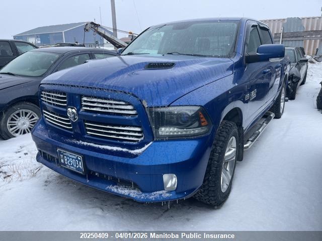 Aukcja sprzedaży 2015 Dodge Ram 1500 Sport Crew Cab, vin: 1C6RR7MT9FS644059, numer aukcji: 20250409