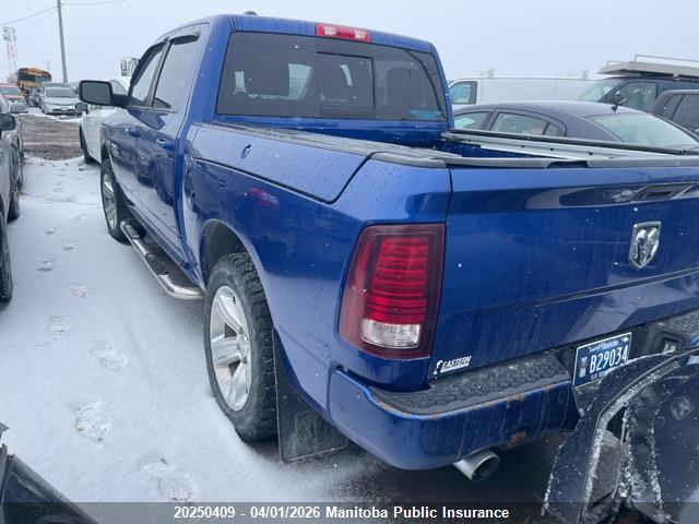Aukcja sprzedaży 2015 Dodge Ram 1500 Sport Crew Cab, vin: 1C6RR7MT9FS644059, numer aukcji: 20250409