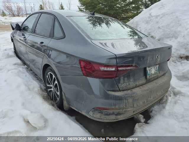 Aukcja sprzedaży 2024 Volkswagen Jetta Comfortline 1.5 Tsi, vin: 3VWSM7BU7RM010098, numer aukcji: 20250424