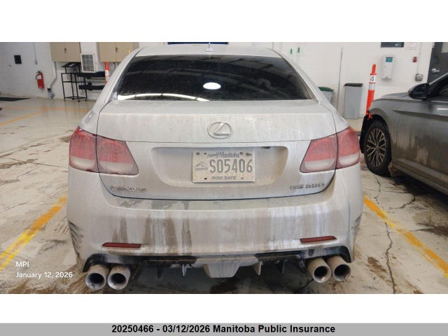 20250466 :رقم المزاد ، GRS1910032083 vin ، 2007 Lexus Gs 350 مزاد بيع
