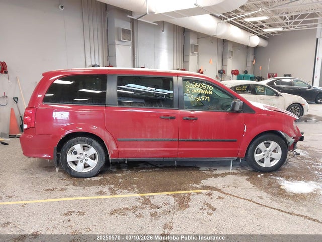 20250570 :رقم المزاد ، 2C4RDGBG4FR736579 vin ، 2015 Dodge Grand Caravan Se مزاد بيع