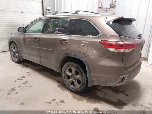 Toyota Highlander Limited V6 2018 5TDDZRFH5JS880233 Image 3