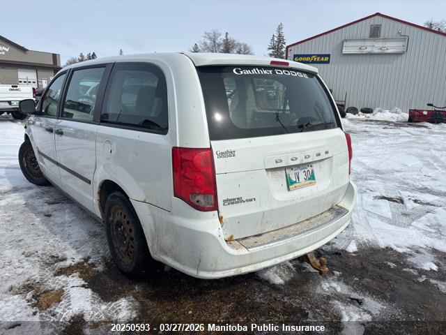 20250593 :رقم المزاد ، 2C4RDGBG3ER206859 vin ، 2014 Dodge Grand Caravan Se مزاد بيع