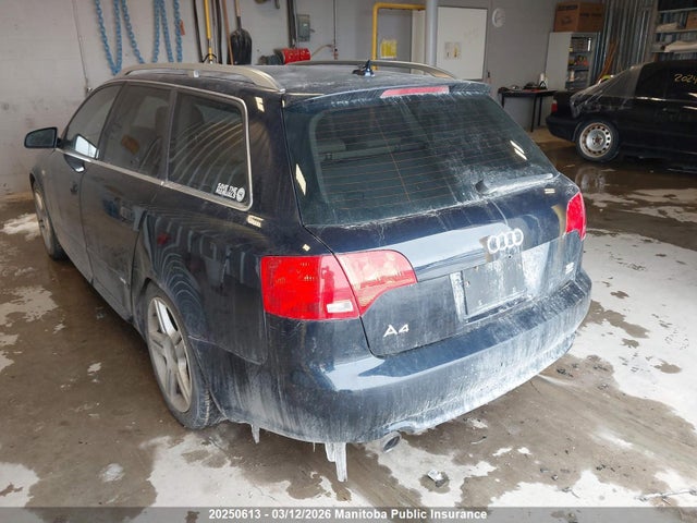2008 Audi A4 3.2 Quattro მანქანა იყიდება აუქციონზე, vin: WAUKH68E58A130332, აუქციონის ნომერი: 20250613