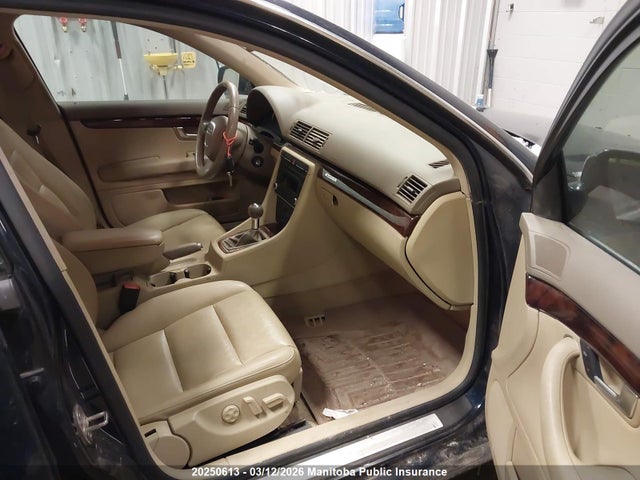 2008 Audi A4 3.2 Quattro მანქანა იყიდება აუქციონზე, vin: WAUKH68E58A130332, აუქციონის ნომერი: 20250613
