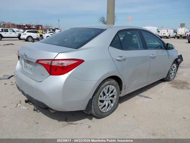 20250617 :رقم المزاد ، 2T1BURHEXJC995010 vin ، 2018 Toyota Corolla Le مزاد بيع