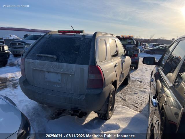 Продаж на аукціоні авто 2008 Kia Sportage Lx, vin: KNDJF722187489103, номер лоту: 20250631