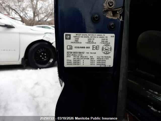 Aukcja sprzedaży 2005 Gmc Sierra 1500 Ext Cab, vin: 2GTEK19VX51384157, numer aukcji: 20250722