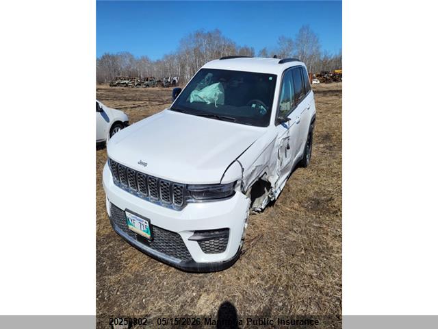 20250802 :رقم المزاد ، 1C4RJHAGXRC144861 vin ، 2024 Jeep Grand Cherokee Laredo مزاد بيع