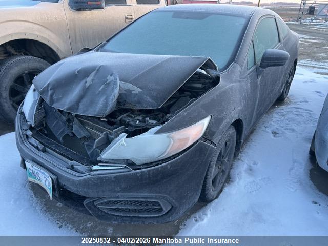 20250832 :رقم المزاد ، 2HGFG3A4XEH003503 vin ، 2014 Honda Civic Lx مزاد بيع