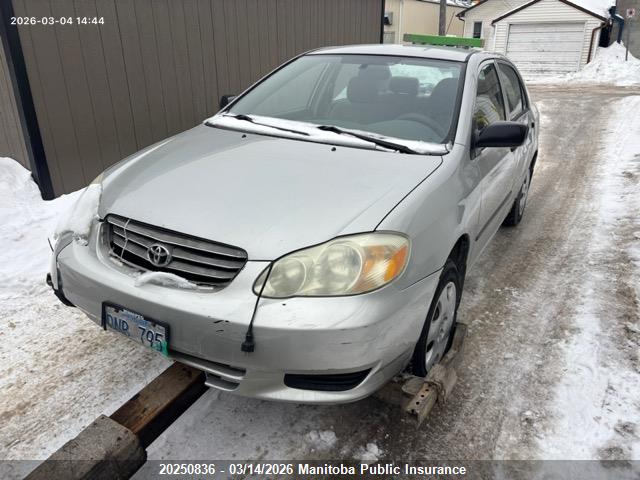 20250836 :رقم المزاد ، 2T1BR32E83C731181 vin ، 2003 Toyota Corolla Ce مزاد بيع