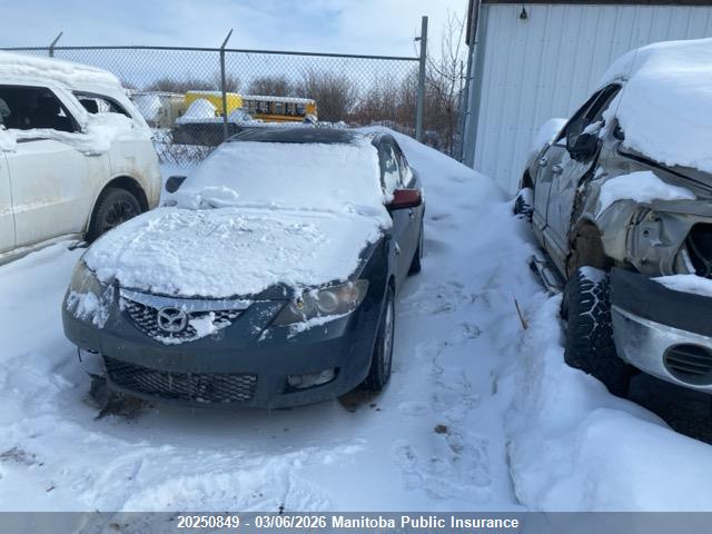 20250849 :رقم المزاد ، JM1BK32FX91250911 vin ، 2009 Mazda 3 Mazda Gs مزاد بيع