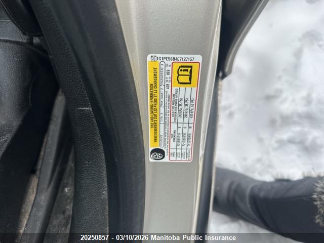 Aukcja sprzedaży 2014 Chevrolet Cruze Lt Turbo, vin: 1G1PE5SB4E7127157, numer aukcji: 20250857