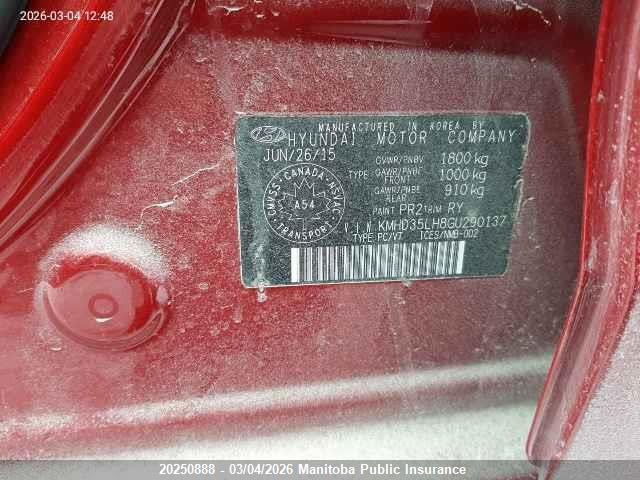 KMHD35LH8GU290137 Hyundai Elantra Gt Gl