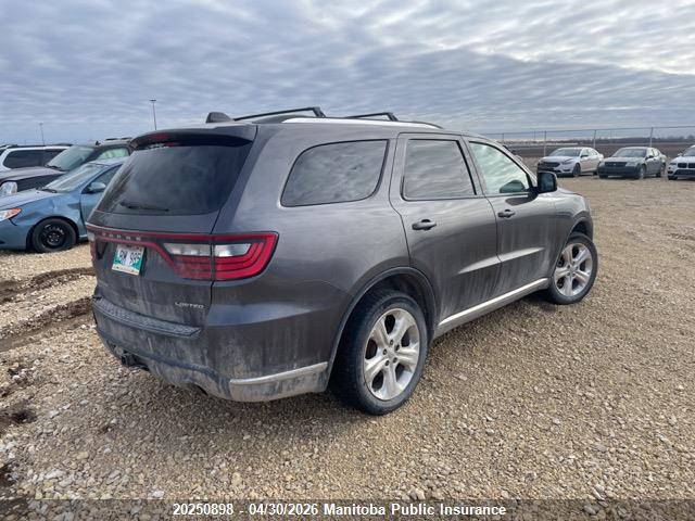 20250898 :رقم المزاد ، 1C4RDJDG9EC281665 vin ، 2014 Dodge Durango Limited مزاد بيع