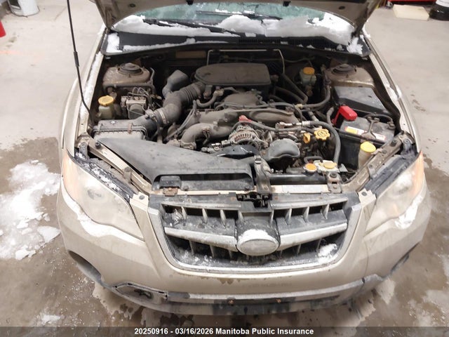 20250916 :رقم المزاد ، 4S4BP61C387326938 vin ، 2008 Subaru Outback 2.5i مزاد بيع