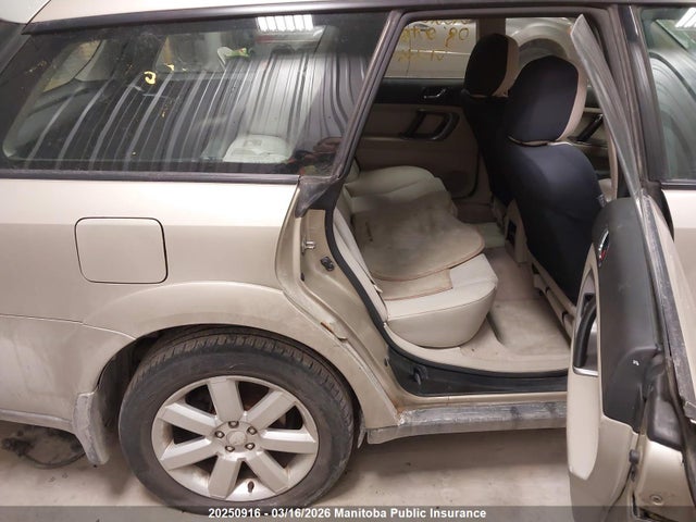 20250916 :رقم المزاد ، 4S4BP61C387326938 vin ، 2008 Subaru Outback 2.5i مزاد بيع