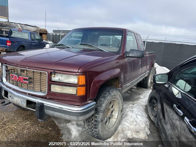 Aukcja sprzedaży 1998 Gmc K/v 2500 4+cab, vin: 1GTGK29F3WE533063, numer aukcji: 20250975