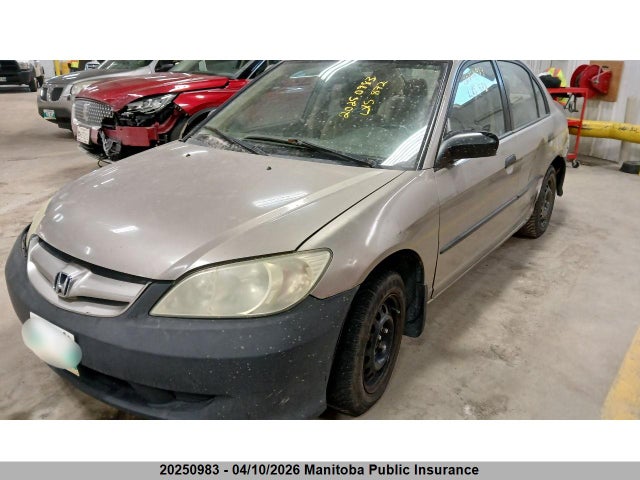 Продаж на аукціоні авто 2004 Honda Civic Dx-g, vin: 2HGES16364H917177, номер лоту: 20250983