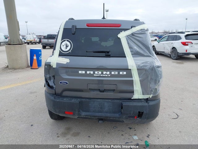 20250987 :رقم المزاد ، 3FMCR9B60PRD93030 vin ، 2023 Ford Bronco Sport مزاد بيع