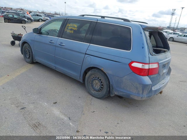Продажа на аукционе авто 2007 Honda Odyssey Ex, vin: 5FNRL384X7B511105, номер лота: 20250996