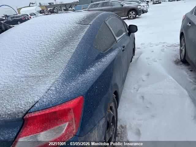20251001 :رقم المزاد ، 2HGFG3A46CH006086 vin ، 2012 Honda Civic Lx مزاد بيع