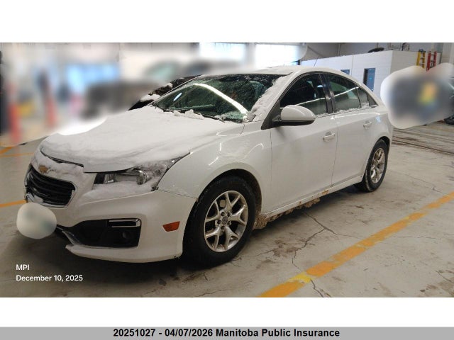 Продаж на аукціоні авто 2015 Chevrolet Cruze Lt Turbo, vin: 1G1PC5SB5F7276197, номер лоту: 20251027