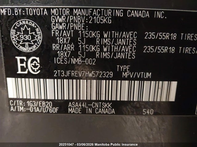 Toyota RAV4 SE 2017 2T3JFREV7HW572329 Image 9