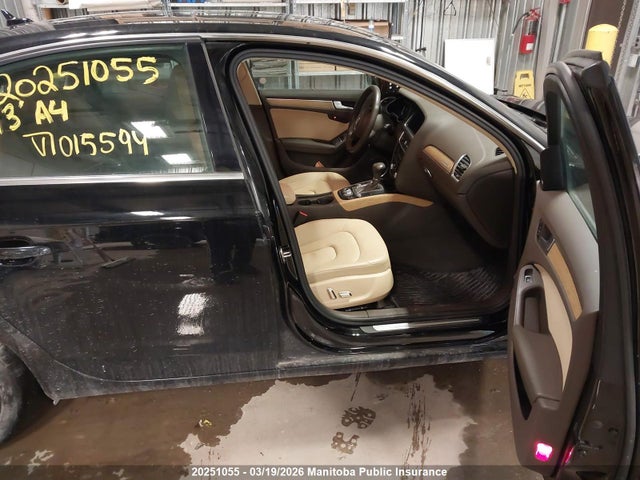 Продажа на аукционе авто 2013 Audi A4 2.0t Quattro, vin: WAUKFCFL7DN015594, номер лота: 20251055