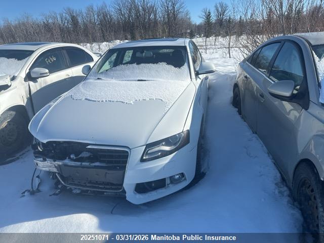 Aukcja sprzedaży 2009 Audi A4 2.0t Quattro, vin: WAULF68K59N016213, numer aukcji: 20251071