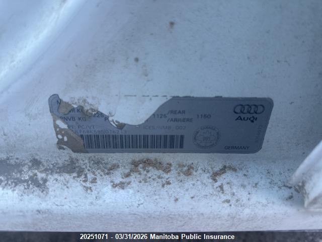 Aukcja sprzedaży 2009 Audi A4 2.0t Quattro, vin: WAULF68K59N016213, numer aukcji: 20251071
