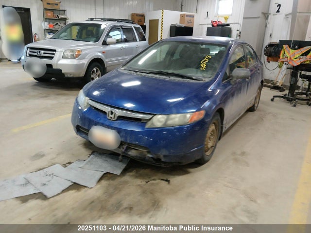 Aukcja sprzedaży 2006 Honda Civic Dx-g, vin: 2HGFA16316H025994, numer aukcji: 20251103