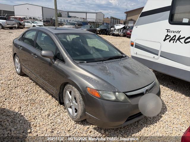 20251137 :رقم المزاد ، 2HGFA15807H041716 vin ، 2007 Honda Civic Ex مزاد بيع
